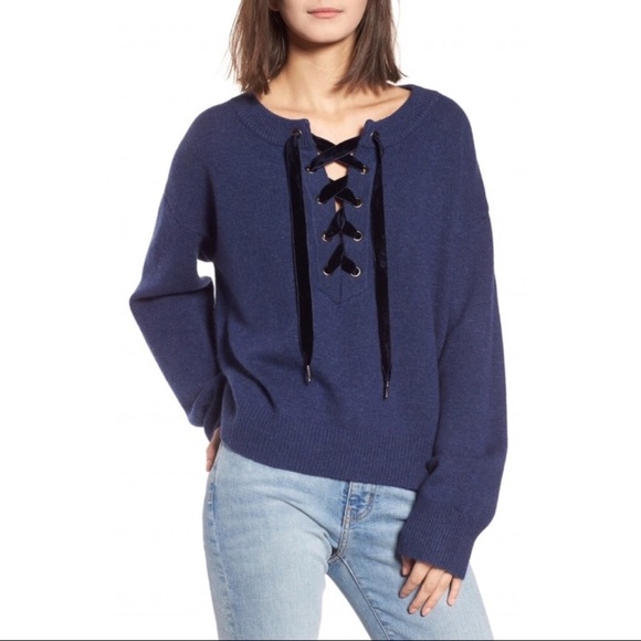 Rails Sweaters - Rails Olivia Lace Up Sweater